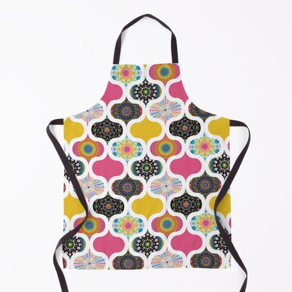 Item preview, Maximalist Rainbow Dot Mandalas Ogee Patchwork Cheater Quilt designed and sold by Triplicate Limited.