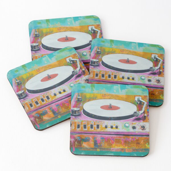 Item preview, Record Player Painting designed and sold by BrickHousePop.