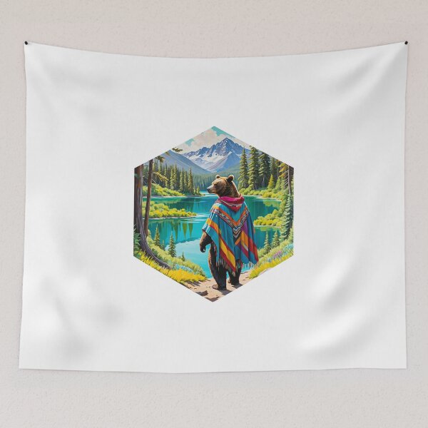 Item preview, Bear Hiking in the Oasis designed and sold by AbsoluteA.