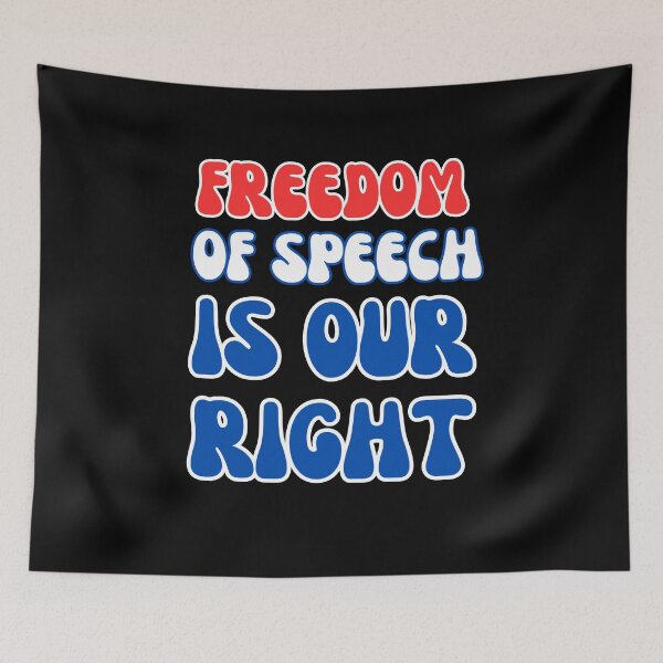 Item preview, Freedom of speech is our right designed and sold by BritishDelights.