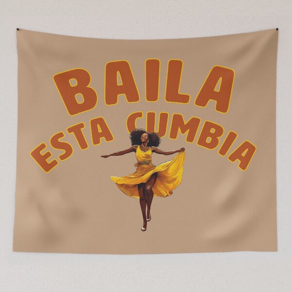 Item preview, dance this cumbia dancer gif designed and sold by La Loca.