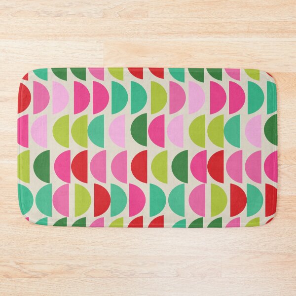 Item preview, Red, Pink and Green Christmas Festive Geometric Pattern designed and sold by JuneJournal.