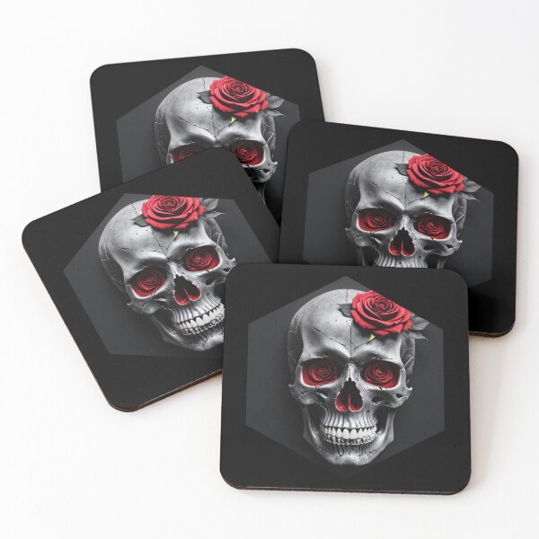 Item preview, Skull and Rose designed and sold by AbsoluteA.