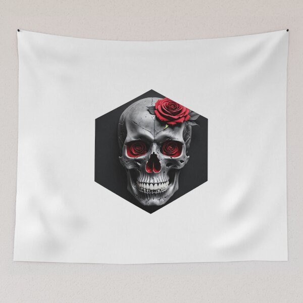 Item preview, Skull and Rose designed and sold by AbsoluteA.