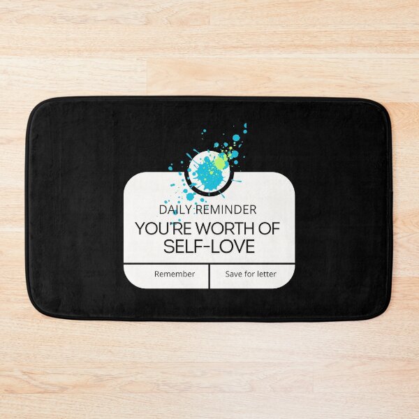 Item preview, Daily Reminder You're Worth Of Self-Love designed and sold by TREEVIBES.