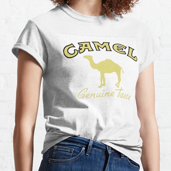 Camel Cigarette Logotipo Camiseta clásica