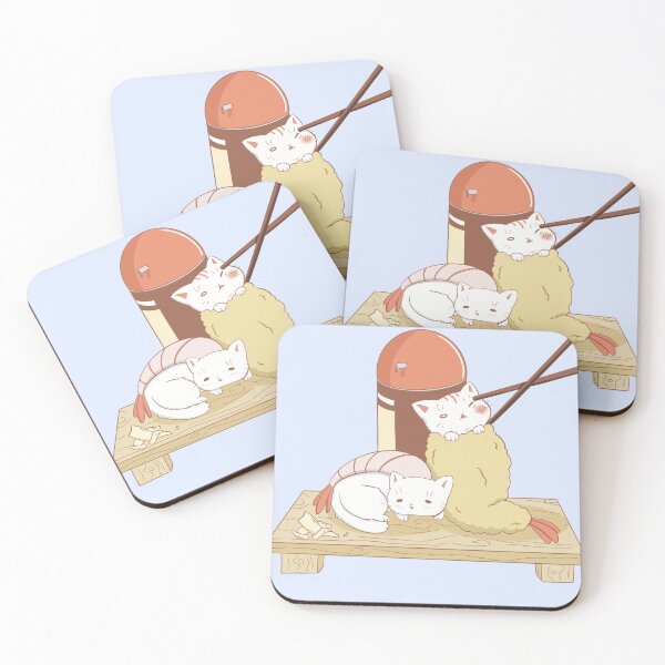 Item preview, Shrimpy Sushi and Tempura Cats (no wasabi) designed and sold by Theo-n-Casper.