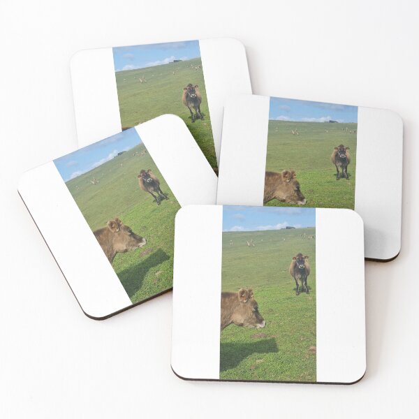 Item preview, cows, pasture, landscape, farm, comical designed and sold by Roslyn1978.