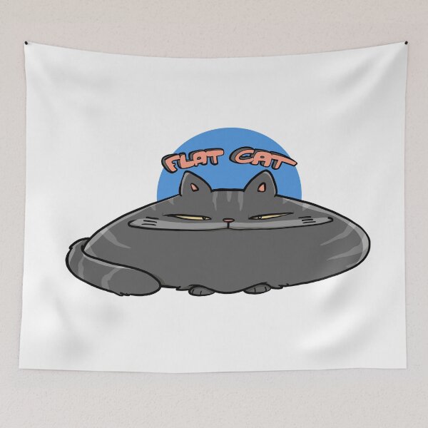 Item preview, The Flat Cat designed and sold by TomiAx.