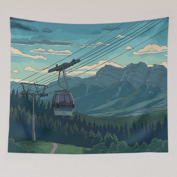 Artikelvorschau, Banff-Gondel | Anime-Stil entworfen und verkauft von ComicsFactory.