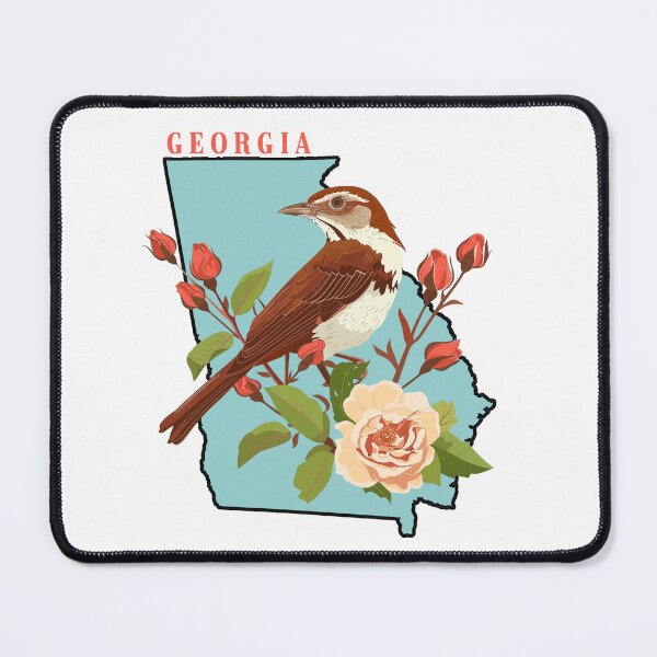 Item preview, Georgia State Bird and Flower designed and sold by adventurehaven.