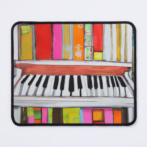 Item preview, Abstract Colorful Piano Painting designed and sold by BrickHousePop.