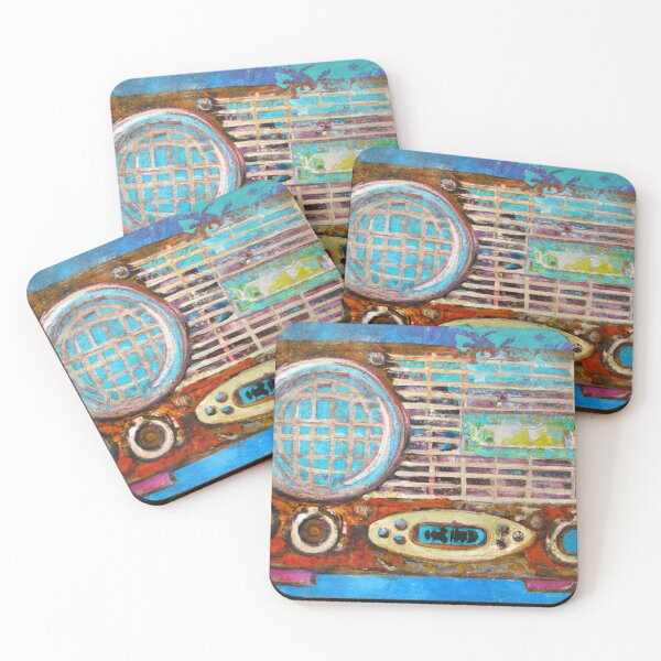 Item preview, Vintage Radio Painting designed and sold by BrickHousePop.