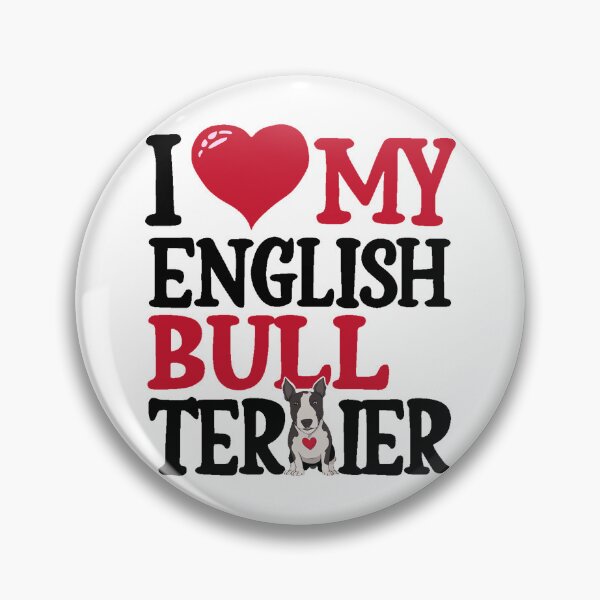 Item preview, Bull Terrier Love designed and sold by DabrowskiDesign.