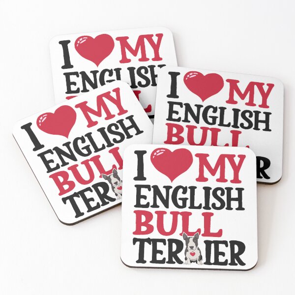 Item preview, Bull Terrier Love designed and sold by DabrowskiDesign.