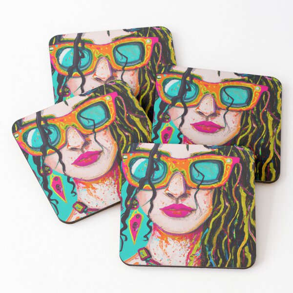 Item preview, Surfer Girl Painting designed and sold by BrickHousePop.