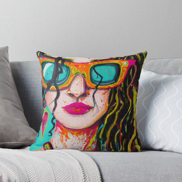 Item preview, Surfer Girl Painting designed and sold by BrickHousePop.