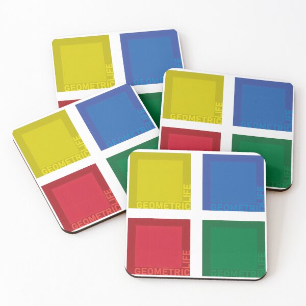Item preview, Geometric Life, ed. Sq., 4 pack designed and sold by Tecno-Art-Land.