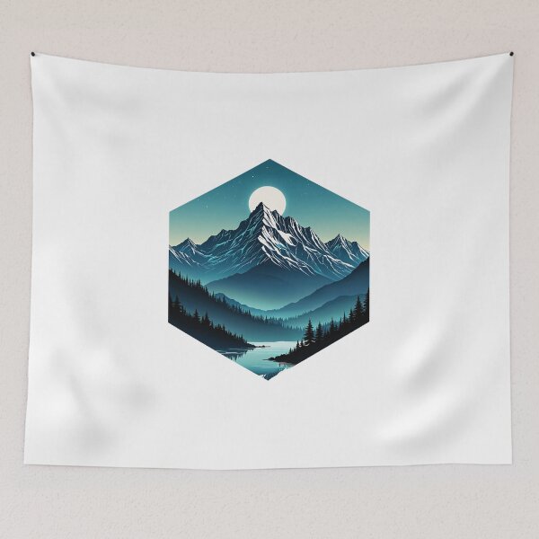 Item preview, Mountain Range Silhouette designed and sold by AbsoluteA.