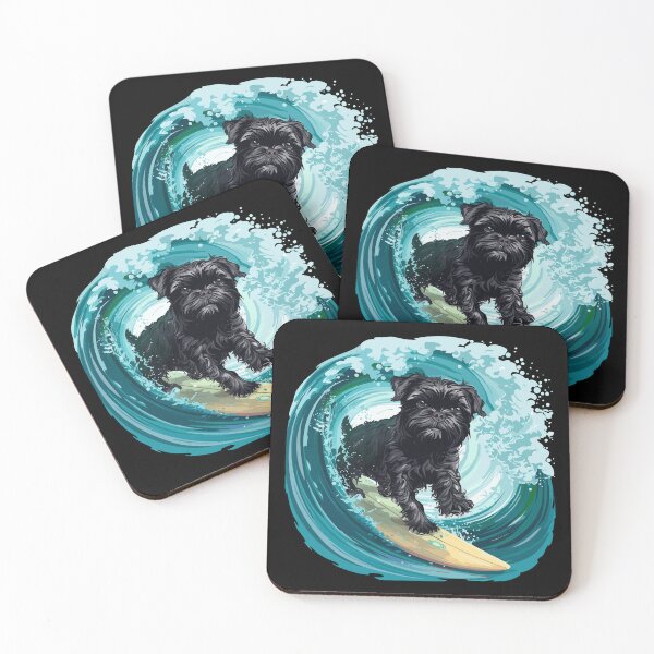 Item preview, Surfing Affenpinscher designed and sold by VelvetRoom.