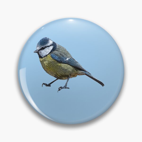 Item preview, Eurasian Blue Tit Color Design  designed and sold by designsasstultd.