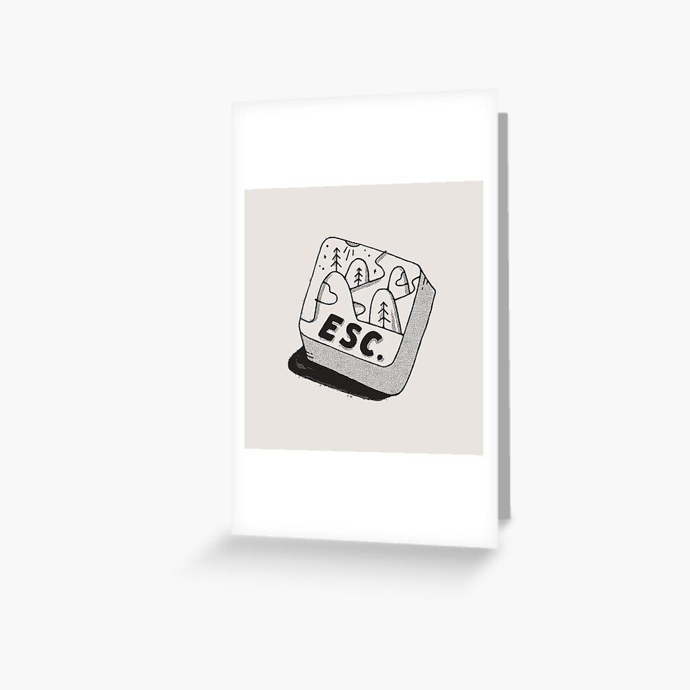 Escape Greeting Card