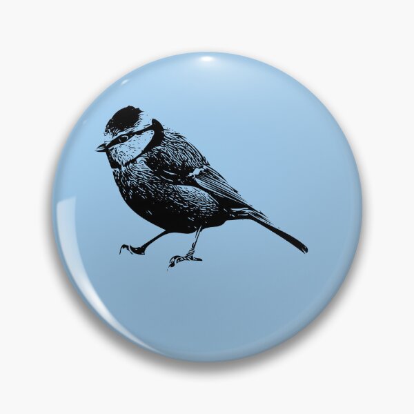 Item preview, Eurasian Blue Tit Black Design  designed and sold by designsasstultd.