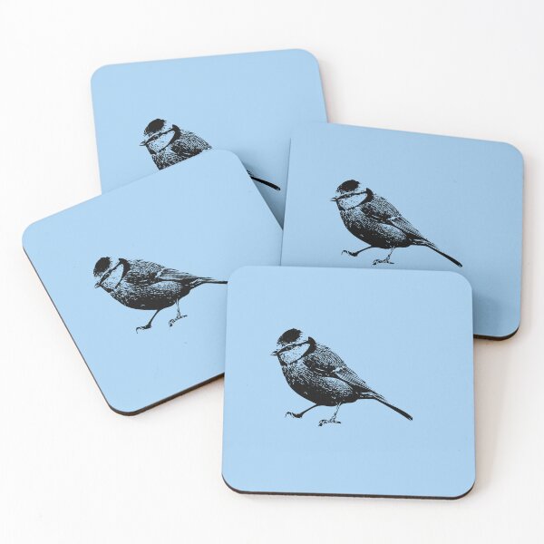 Item preview, Eurasian Blue Tit Black Design  designed and sold by designsasstultd.