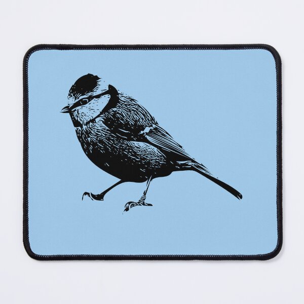 Item preview, Eurasian Blue Tit Black Design designed and sold by designsasstultd.