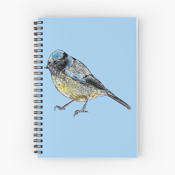 Item preview, Eurasian Blue Tit Black Alternate Design  designed and sold by designsasstultd.