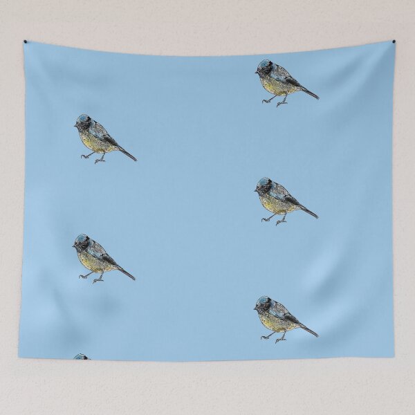Item preview, Eurasian Blue Tit Black Alternate Design  designed and sold by designsasstultd.
