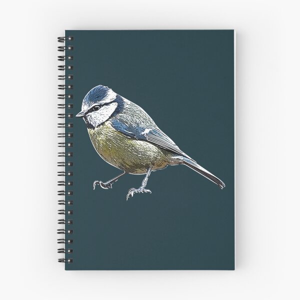 Item preview, Eurasian Blue Tit White Alternate Design  designed and sold by designsasstultd.