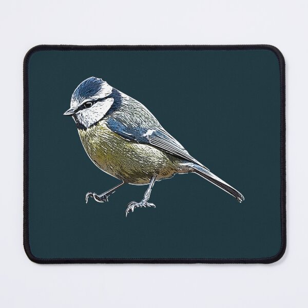 Item preview, Eurasian Blue Tit White Alternate Design  designed and sold by designsasstultd.