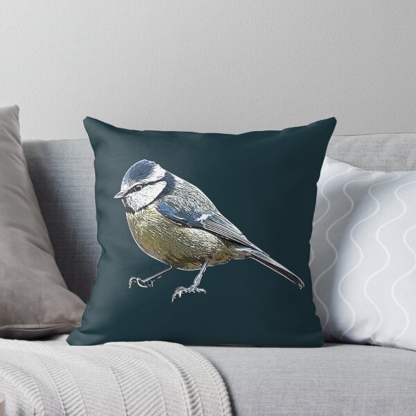 Item preview, Eurasian Blue Tit White Alternate Design  designed and sold by designsasstultd.