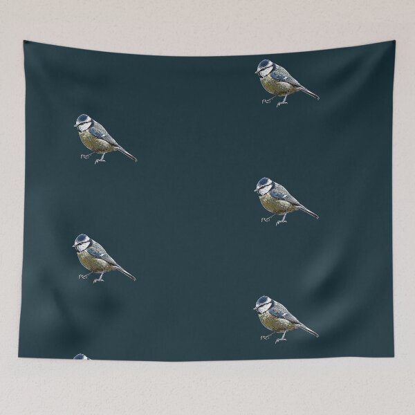 Item preview, Eurasian Blue Tit White Alternate Design  designed and sold by designsasstultd.
