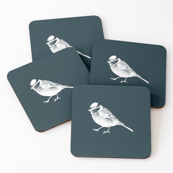 Item preview, Eurasian Blue Tit White Design  designed and sold by designsasstultd.