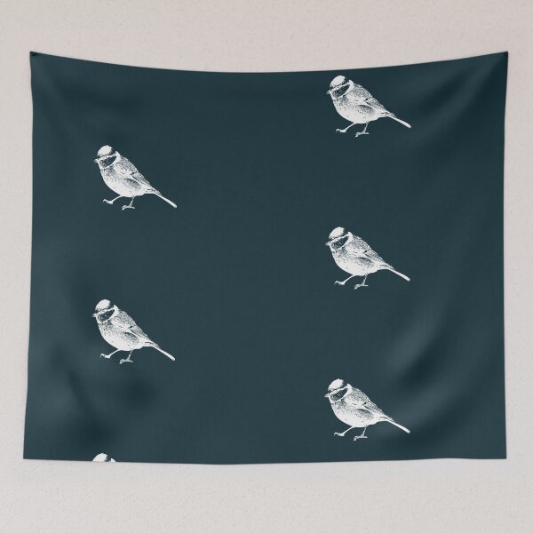 Item preview, Eurasian Blue Tit White Design  designed and sold by designsasstultd.