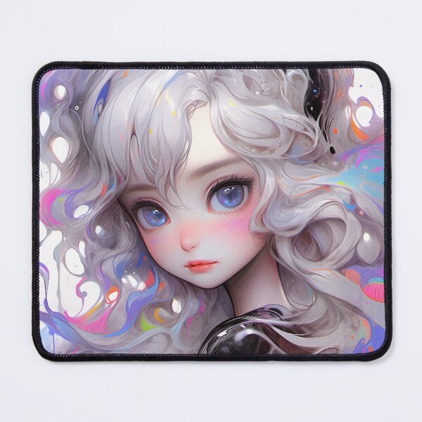 Item preview, Beautiful Paint Swirl Kawaii Anime Girl designed and sold by bubblegoth.