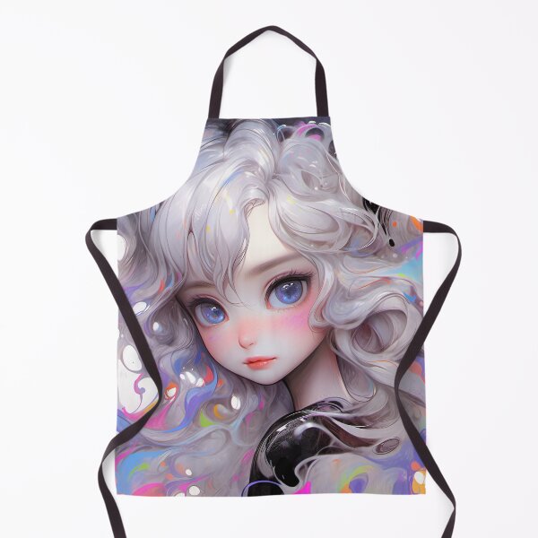 Item preview, Beautiful Paint Swirl Kawaii Anime Girl designed and sold by bubblegoth.