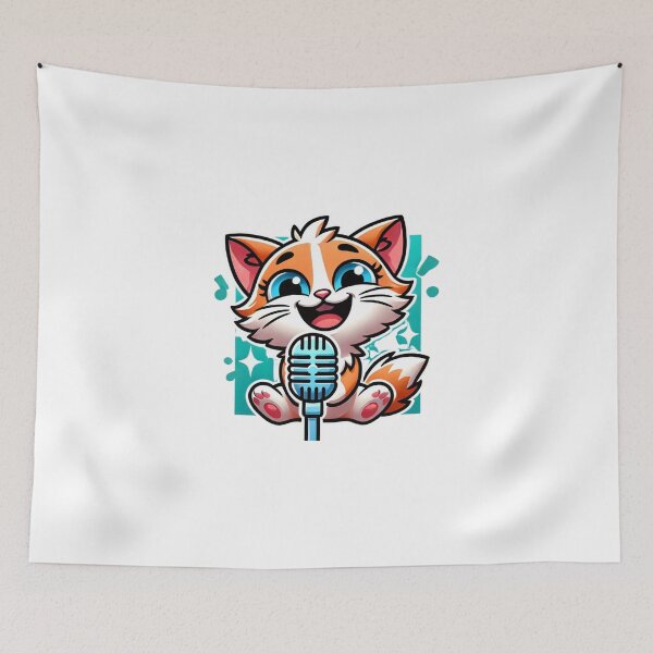 Item preview, Pixar Style Singing Kitten designed and sold by Miguel Araujo.