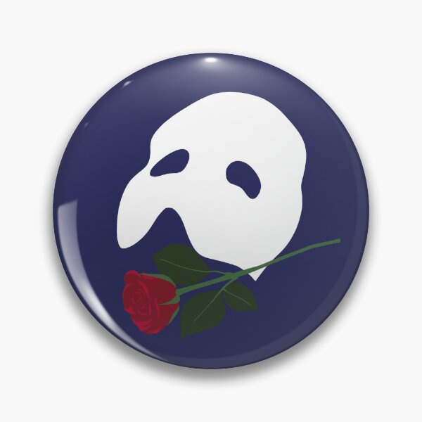 Item preview, Phantom of the Opera Mask and Rose (white/transparent) designed and sold by moonisfalling.