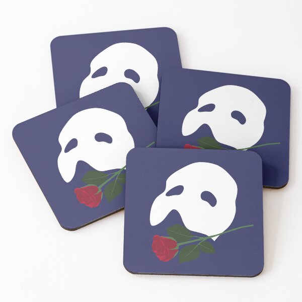 Item preview, Phantom of the Opera Mask and Rose (white/transparent) designed and sold by moonisfalling.