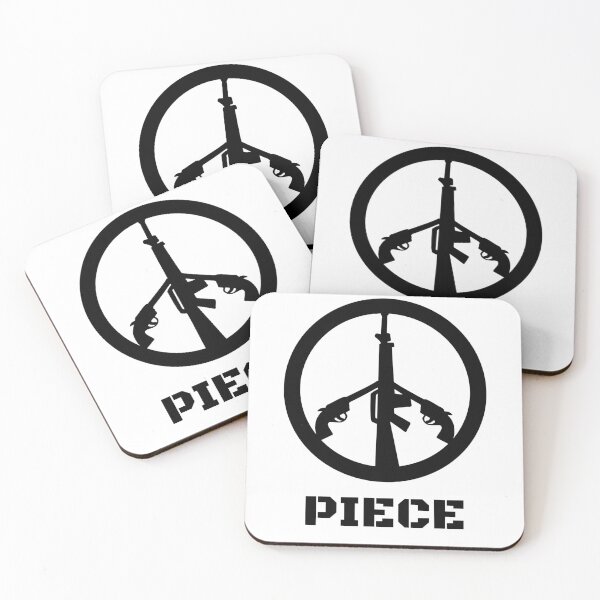 Item preview, Piece Guns and Rifles Peace Conservative T-Shirt designed and sold by freestatetees.
