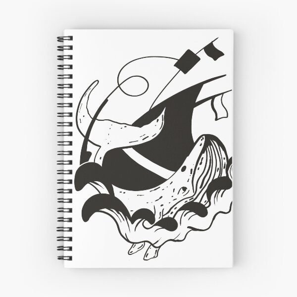 Item preview, whale and ship in the sea designed and sold by sofiluco.