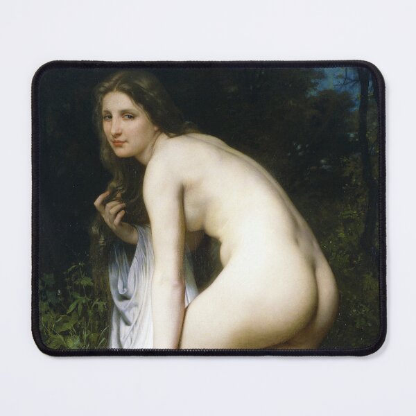 Item preview, The Bather - William Adolphe Bouguereau designed and sold by forgottenbeauty.