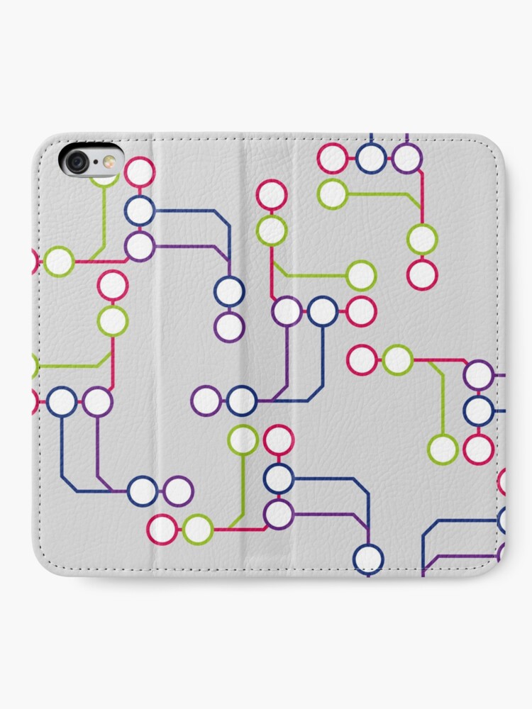 Alternate view of Subway#01 iPhone Wallet