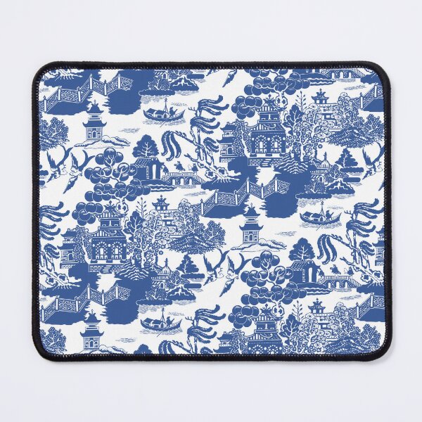 Item preview, Willow Pattern Cobalt Blue designed and sold by MadeByGeeClowes.
