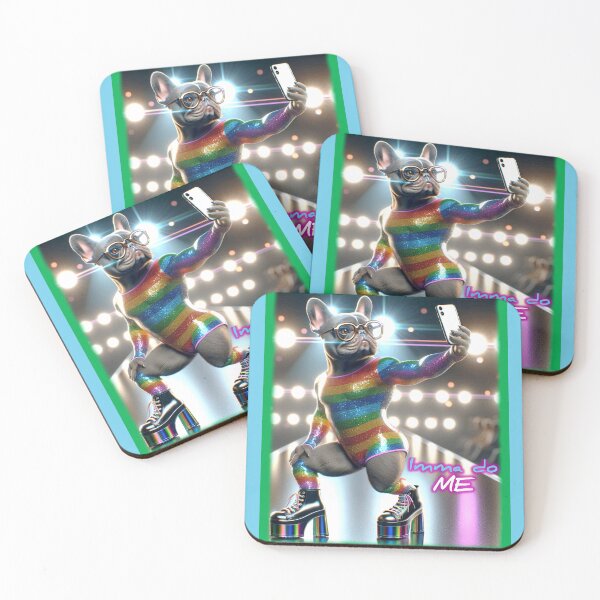 Item preview, Human Like French Bulldog Bad Bitch Selfie designed and sold by TheDogOnIt.