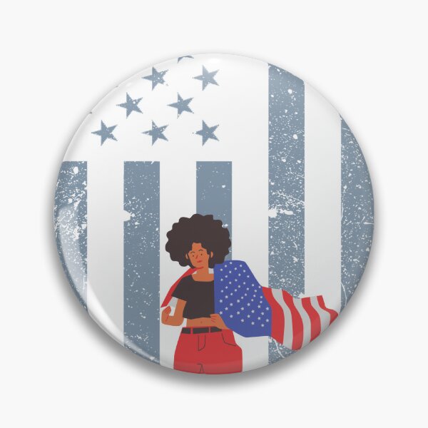 Item preview, Mujer Negra Patriota designed and sold by simplestic.