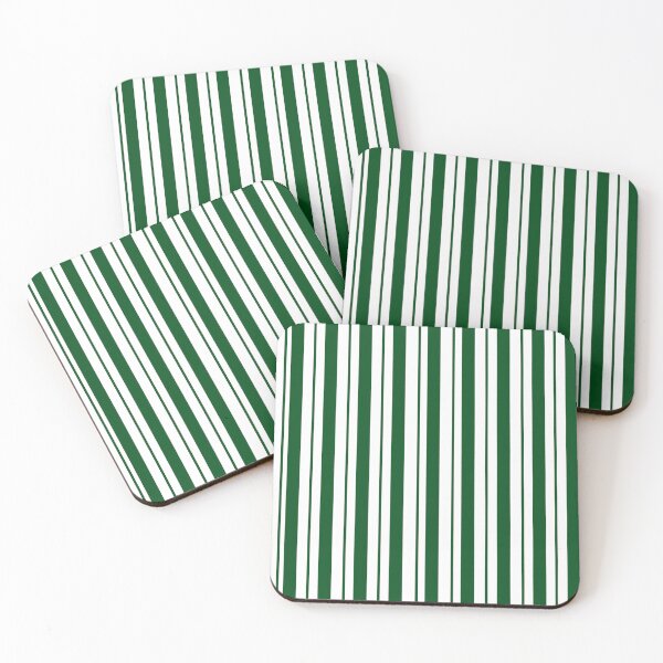 Item preview, Green and White Candy Cane Stripes  designed and sold by DanielleGensler.